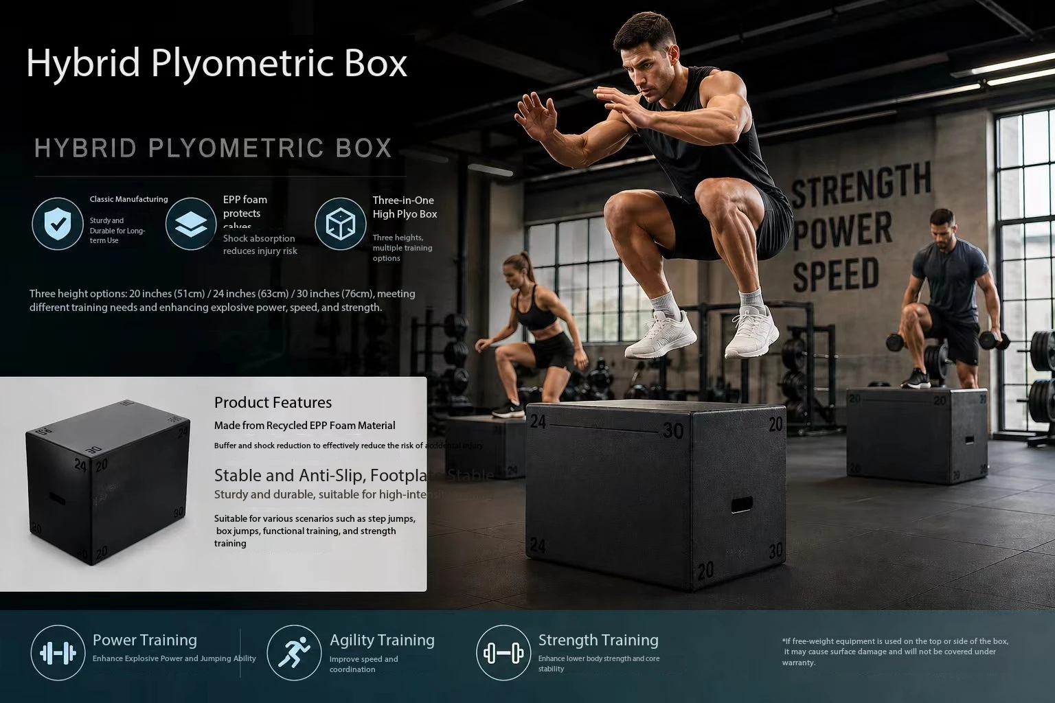HYBRID PLYOMETRIC BOX 2 HYBRID PLYOMETRIC BOX 2