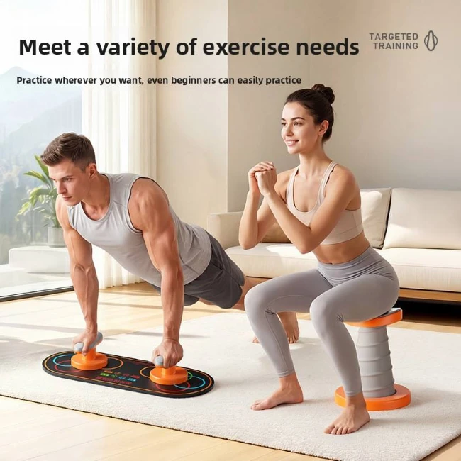 Spring-Assisted Push-Up Stand Set 3 Spring-Assisted Push-Up Stand Set 3